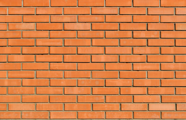 Light orange brick wall background and texture