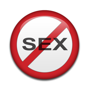 Señal prohibido sexo