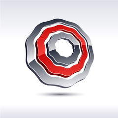 Abstract 3d icon.
