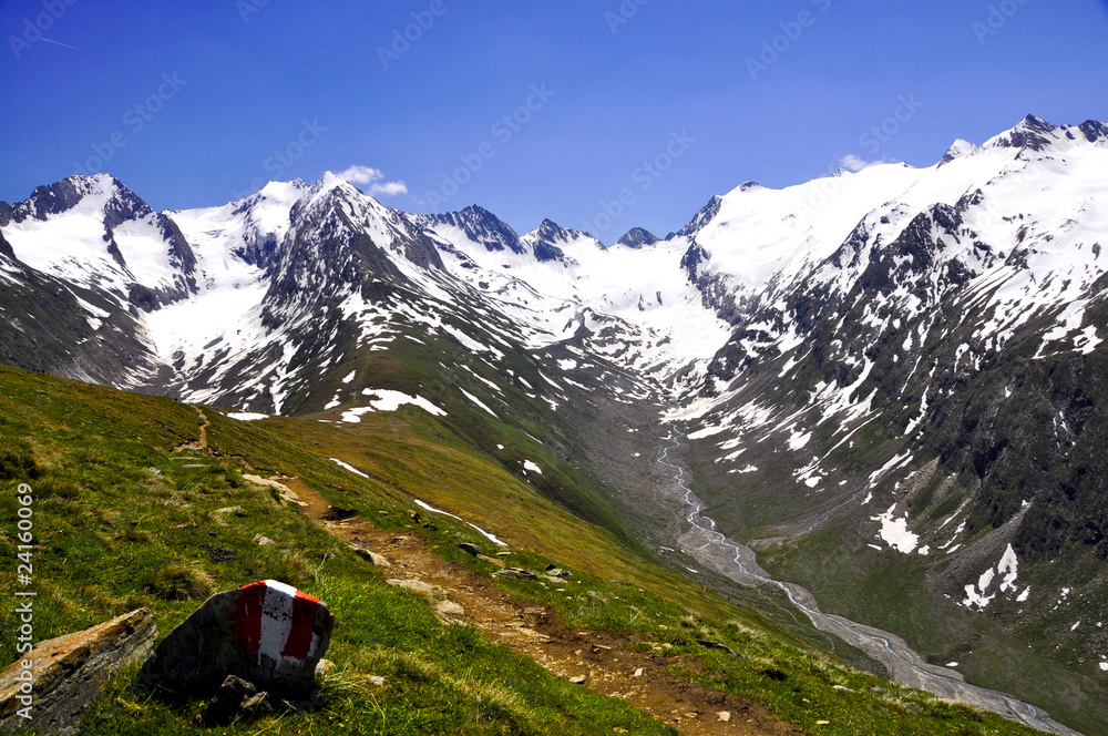 Canvas Prints rotmoosferner und gaisbergferner - ötztal - österreich