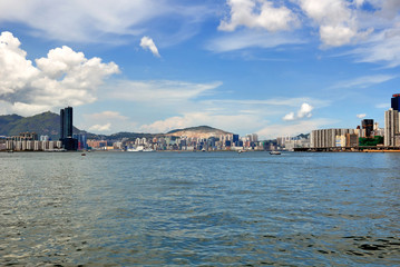 China, Hong Kong harbor