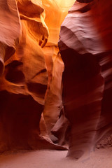 Beautiful slot canyon in Arizona USA