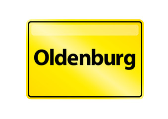 Ortsschild Oldenburg