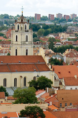 Fototapeta na wymiar Vilnius cityscape