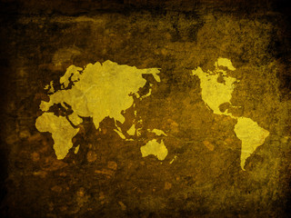 world map vintage artwork - perfect background