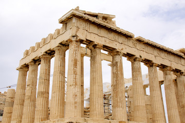 Obraz premium The Parthenon, in Athens Akropolis, Greece