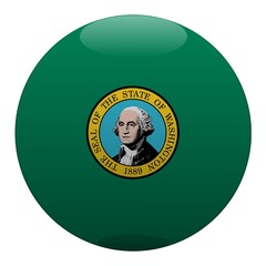 drapeau boule washington flag on a ball