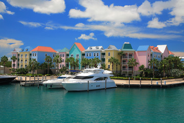 Atlantis Hotel in Bahamas - obrazy, fototapety, plakaty