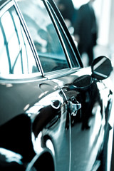 photo af current modern automobile in nice color