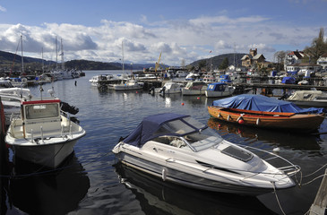 Small marina in Oslo