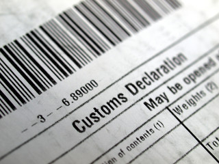 Customs declaration - obrazy, fototapety, plakaty