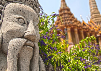 Statue inside the Grand Palace, Bangkok, Thailand