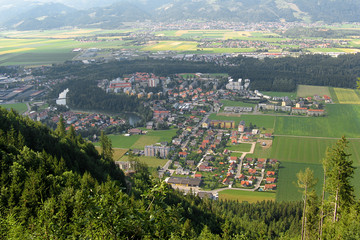 Fototapeta na wymiar Luftbild von Judenburg