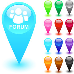 Forum button.