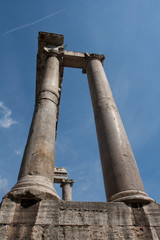 Colonnes d'un temple romain
