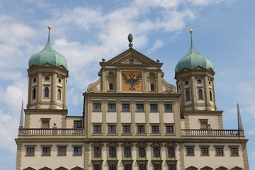 Fototapeta na wymiar Augsburg, Renaissance Rathaus