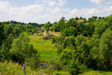 Fototapeta na wymiar Village in Ukraine