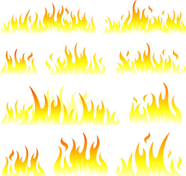Flame symbols