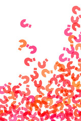 question marks background