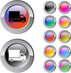 Delivery multicolor round button.