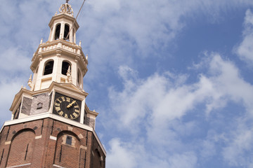 Fototapeta na wymiar Montelbaans tower Amsterdam