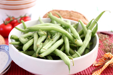 grüne bohnen