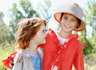 Happy children outdoors