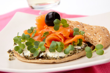 Smoked Salmon Sandwich