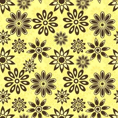 Poster Seamless floral pattern © tomaart