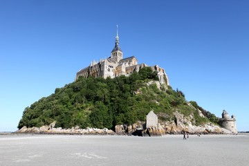 The abbey of Saint Michel, Normandy, France