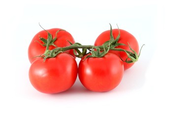 Four ripe tomatoes