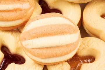 Mixed shortcrust pastry biscuits