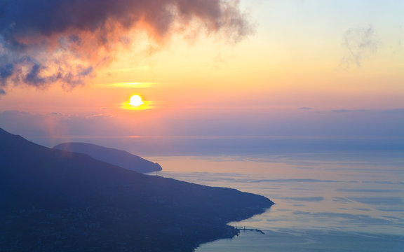 daybreak landscape