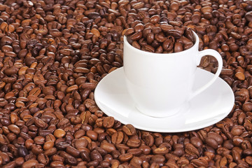 cup of coffee beans