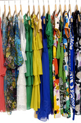 Fashion clothing rack display
