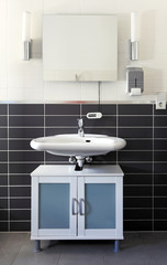 Waschbecken mit UnterschrankBad Badezimmer