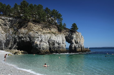 crique à Crozon ,finistère,bretagne