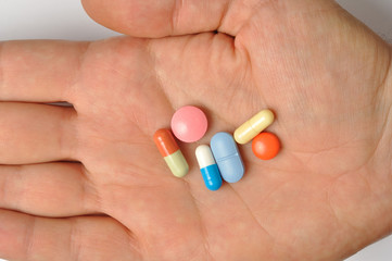 Hand with Pills
