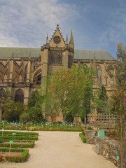 Jardins Ev&ecirc;ch&eacute; et Cath&eacute;drale Saint-Etienne ; Limoges, Limousin