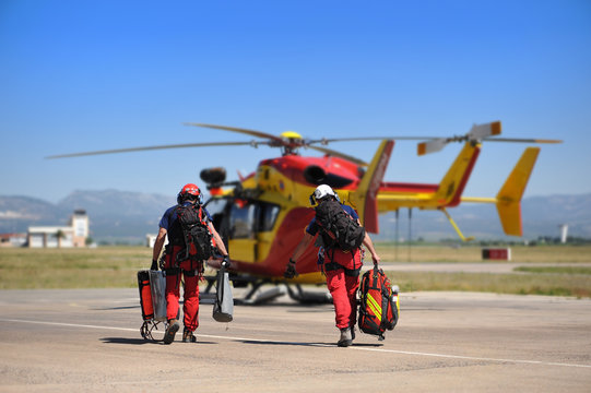 secouriste helico
