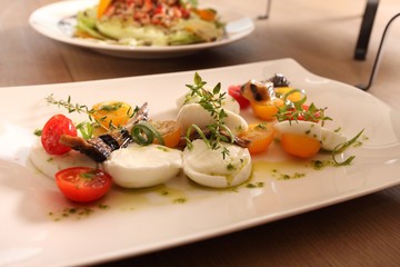 Appetizer - tomato mozarella - food