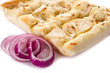 onion focaccia - focaccia alla cipolla