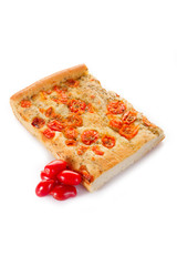 focaccia with tomatoes - focaccia con pomodorini