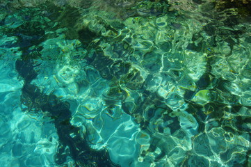 Türkisfarbenes Wasser