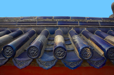chine; beijing; temple du  ciel; détail architectural