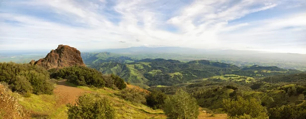 Selbstklebende Fototapete Naturpark Blick vom Berg Diablo