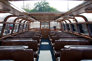Fototapeta premium Interior of pleasure boat