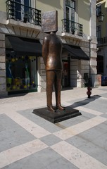 Fernando Pessoa statue in Lisbon - 24202894