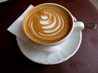 Cappuccino mit Milchschaum