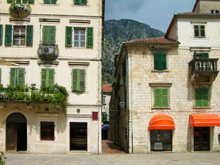 Fototapeta na wymiar Kotor old town, Montenegro